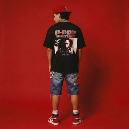 P-POP Culture Essential Cotton T-Shirt