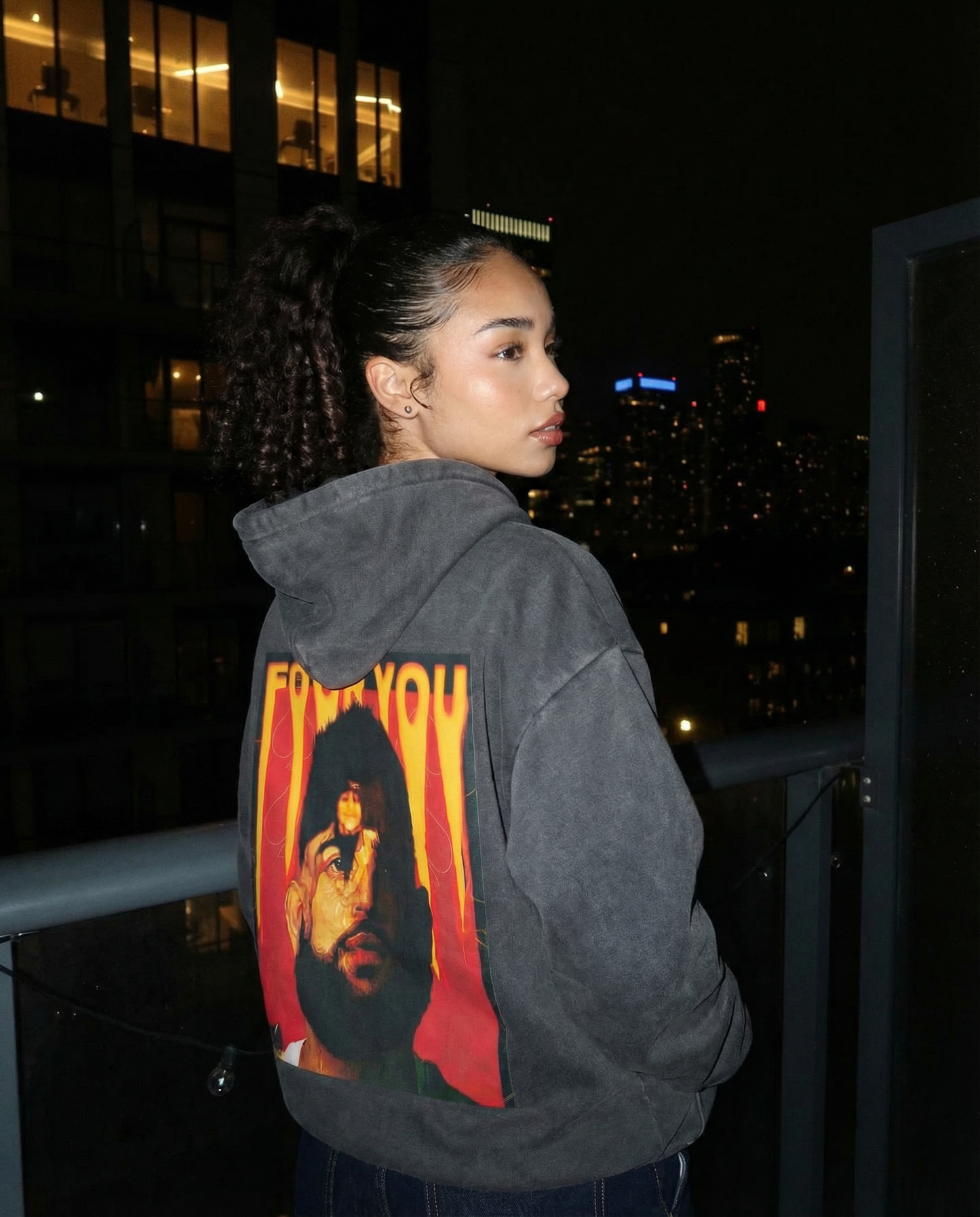 For You Oversize Fleeced Hoodie