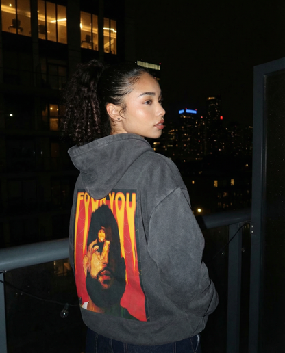 For You Oversize Fleeced Hoodie