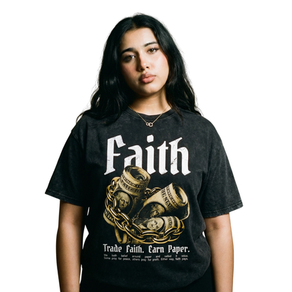Faith Oversized Washed T-Shirt